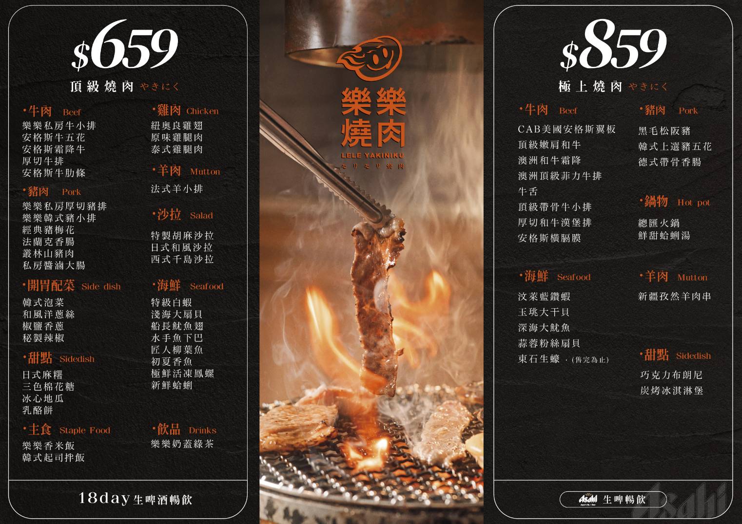 樂樂燒肉-蘆洲店．新北蘆洲區美食｜挑戰新北最高CP值吃到飽燒肉！659元起超狂燒肉吃到飽！1688元直上最頂A5和牛無限吃！還有生啤酒喝到飽！食尚玩家推薦！捷運三民高中站～中肯‧食記！ @包子爸の食尚攝影手札